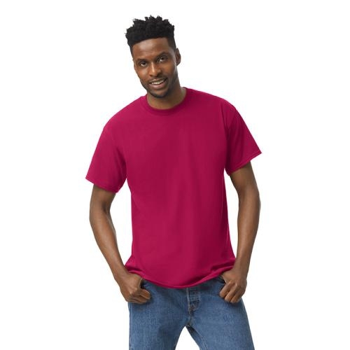 Gildan Heavy Cotton T cardinal red,l