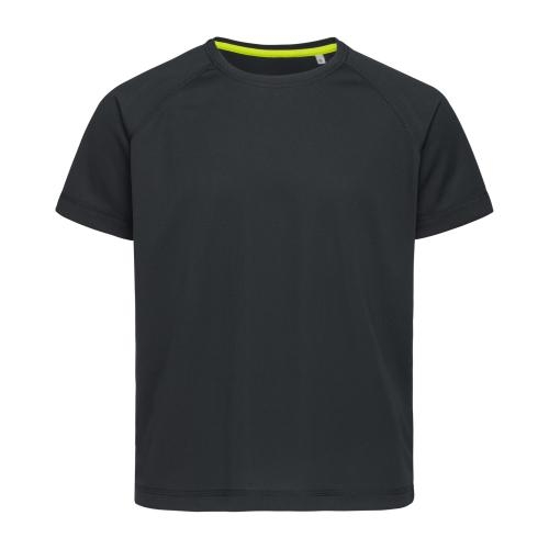 Stedman sportshirt Mesh ActiveDry for kids black opal,l
