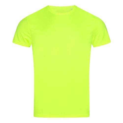 Sport-T Interlock heren cyber yellow,l