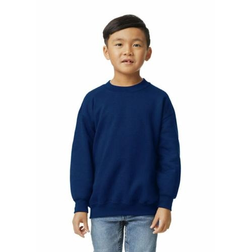 Gildan kids sweater navy,l