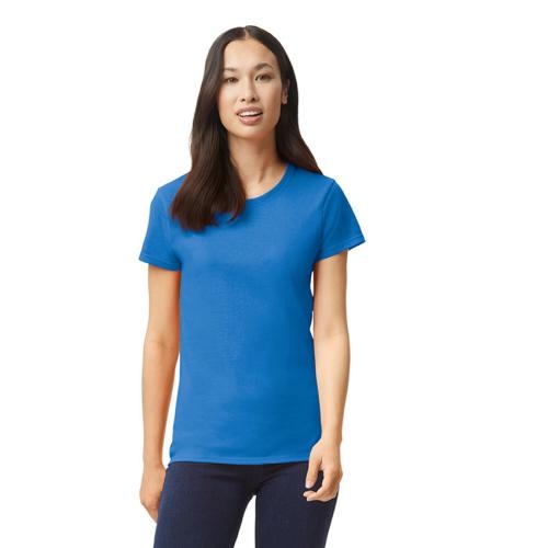 Gildan heavyweight dames shirt royal blue,l