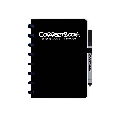 Correctbook A5 zwart