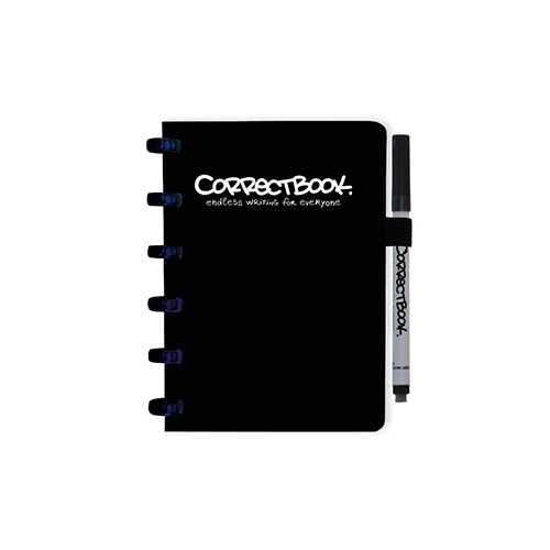 Correctbook A6 zwart