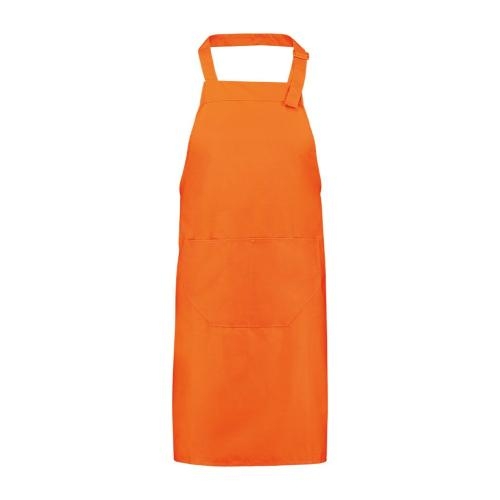 Zware kwaliteit keukenschort oranje