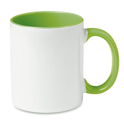 Full colour mok gekleurd lichtgroen