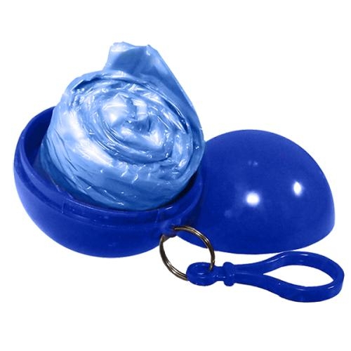 Poncho bal blauw