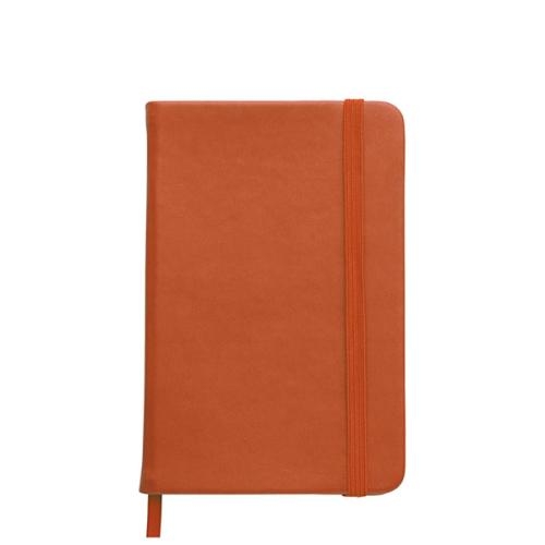 A6 notitieboekje met lijntjes oranje