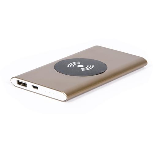 Wireless Charge Powerbank champagne
