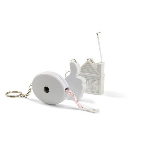 Sleutelhanger Duim wit