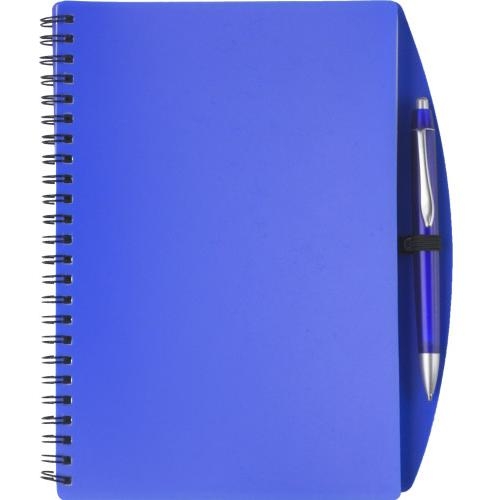 Notitieboekje A5 met balpen blauw