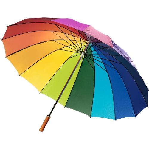 Handmatige regenboogparaplu diversen