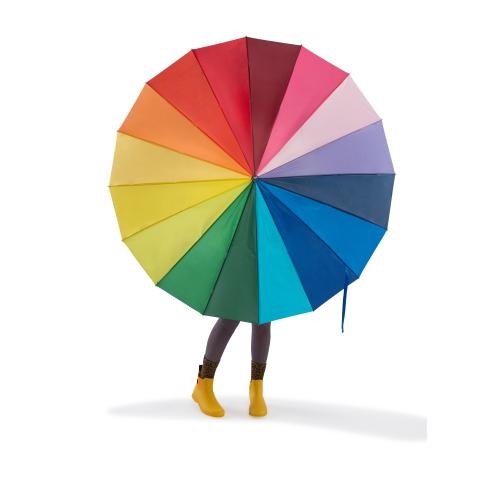 Handmatige regenboogparaplu diversen