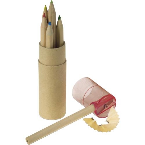Potlood koker ECO geel