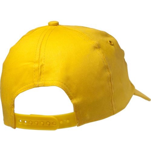Katoenen cap geel