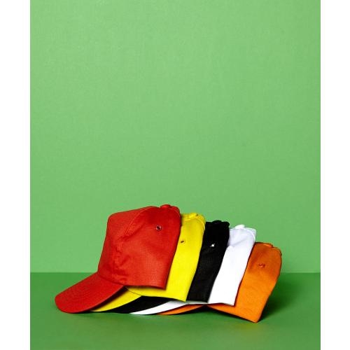 Katoenen cap rood