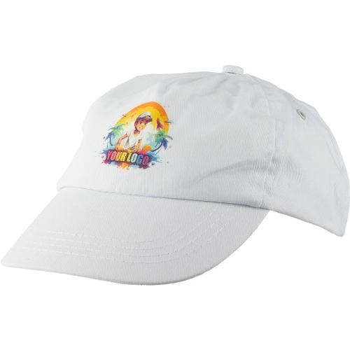 Katoenen cap rood
