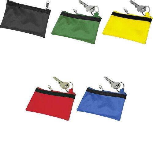 Nylon sleuteletui kobaltblauw