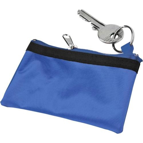 Nylon sleuteletui kobaltblauw