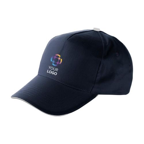 Katoenen pet blauw