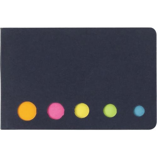 Multicolour memoboekje wit