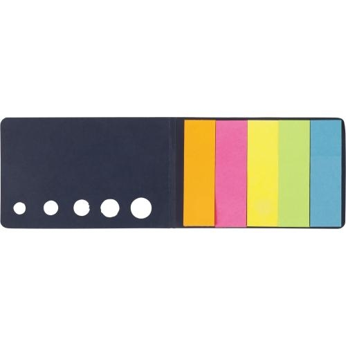 Multicolour memoboekje zwart