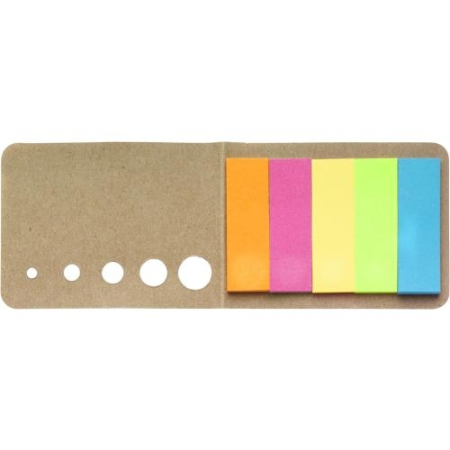 Multicolour memoboekje bruin
