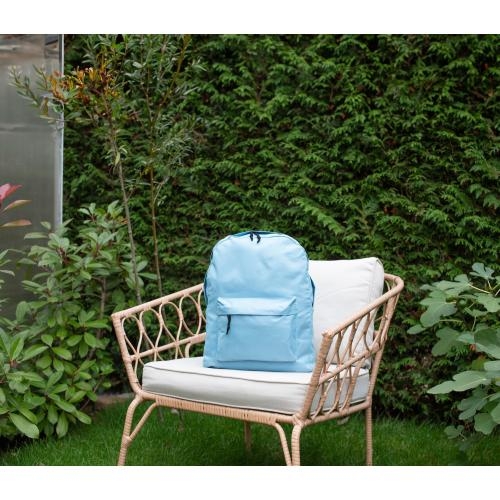 Polyester rugzak blauw