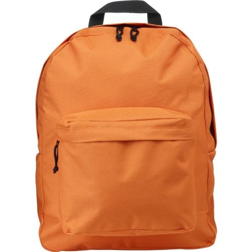 Polyester rugzak oranje