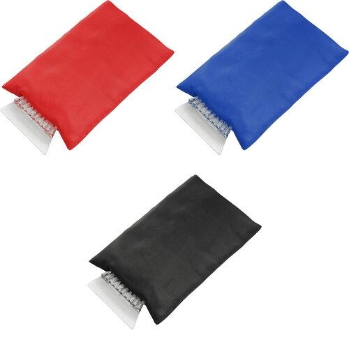 IJskrabber met handschoen kobaltblauw