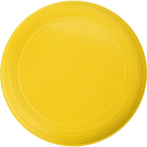 Frisbee met ringen, stapelbaar geel