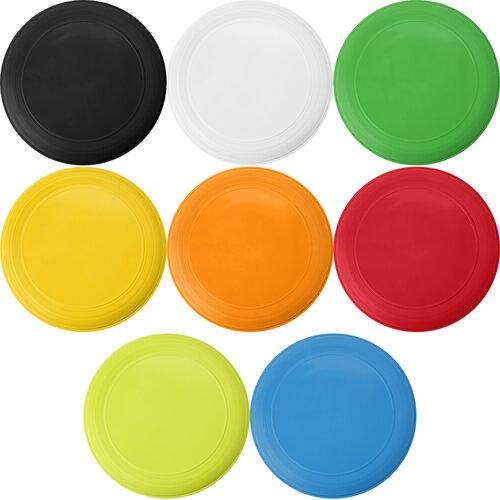 Frisbee met ringen, stapelbaar geel