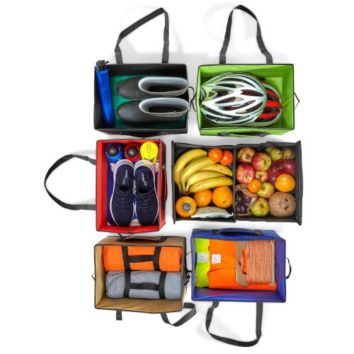 Opvouwbare auto organizer lime