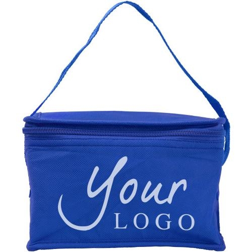 Non-woven koeltas voor zes blikjes oranje
