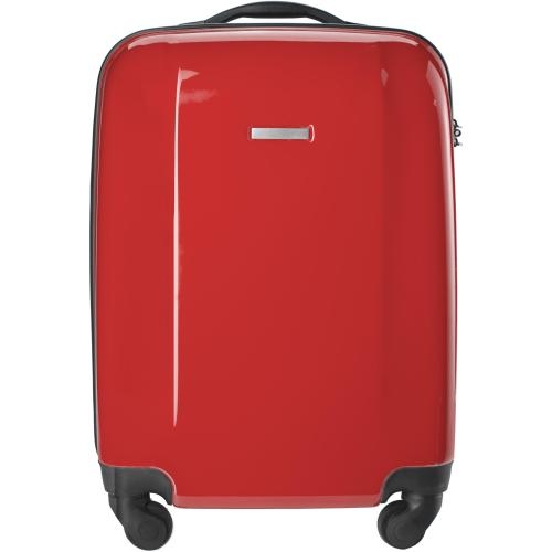 ABS trolley 4 wielen Verona rood