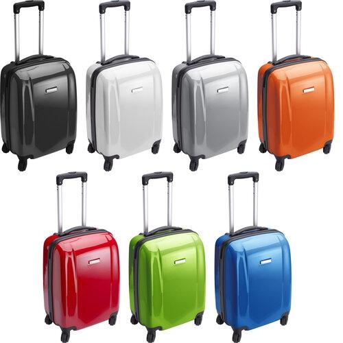 ABS trolley 4 wielen Verona rood