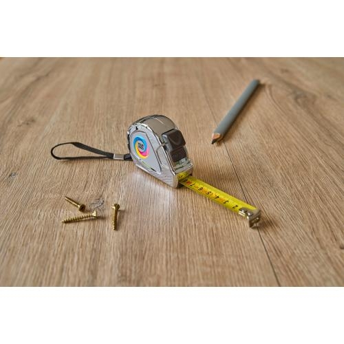 Rolbandmaat 5 meter zilver