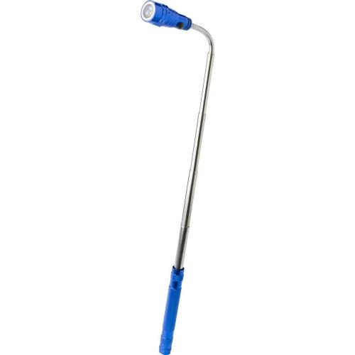Aluminium telescoop zaklamp kobaltblauw