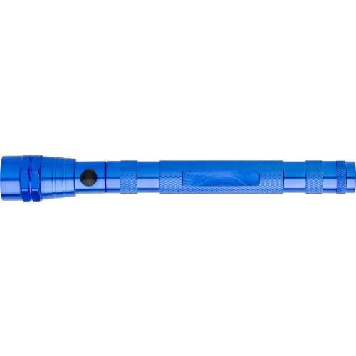 Aluminium telescoop zaklamp kobaltblauw