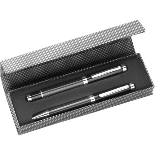 Balpen Carbon zwart