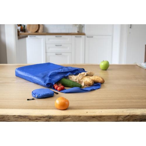 Polyester draagtas blauw