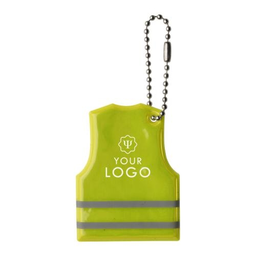 Sleutelhanger Veiligheidsvest geel