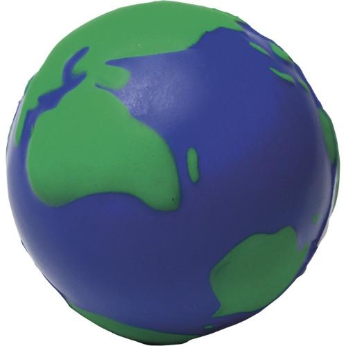 Anti-stress wereldbol Globe blauw