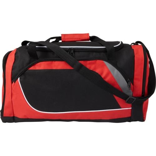 Polyester (600D) sporttas zwart