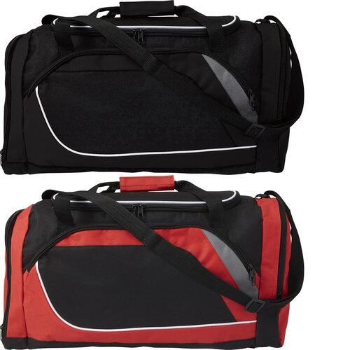 Polyester (600D) sporttas zwart