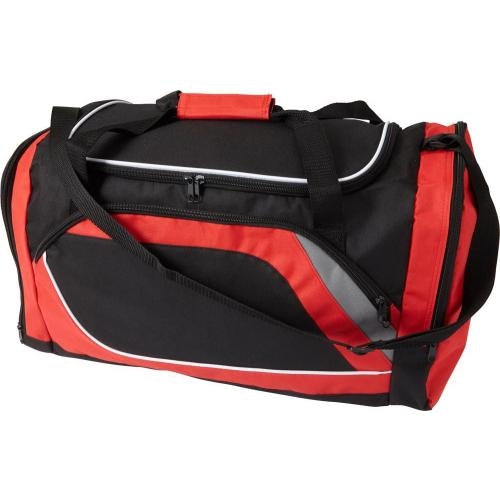 Polyester (600D) sporttas zwart