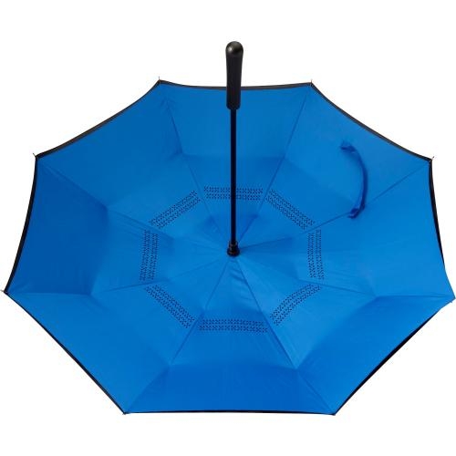 Automatische reversible paraplu Constance blauw