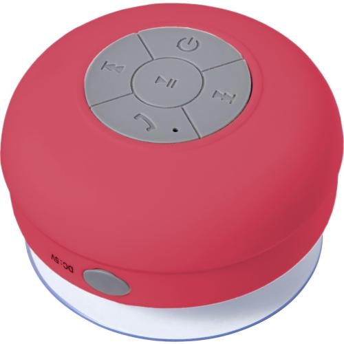 Douche speaker, bluetooth rood