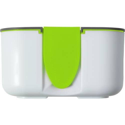 PP en siliconen lunchbox lime