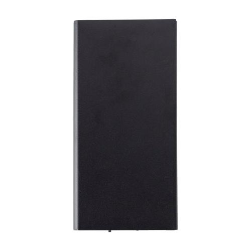 ABS en aluminium zonne oplader zwart