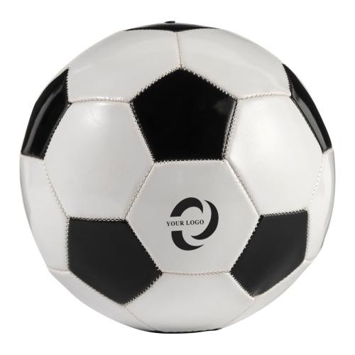 PVC voetbal formaat 5 zwart/wit